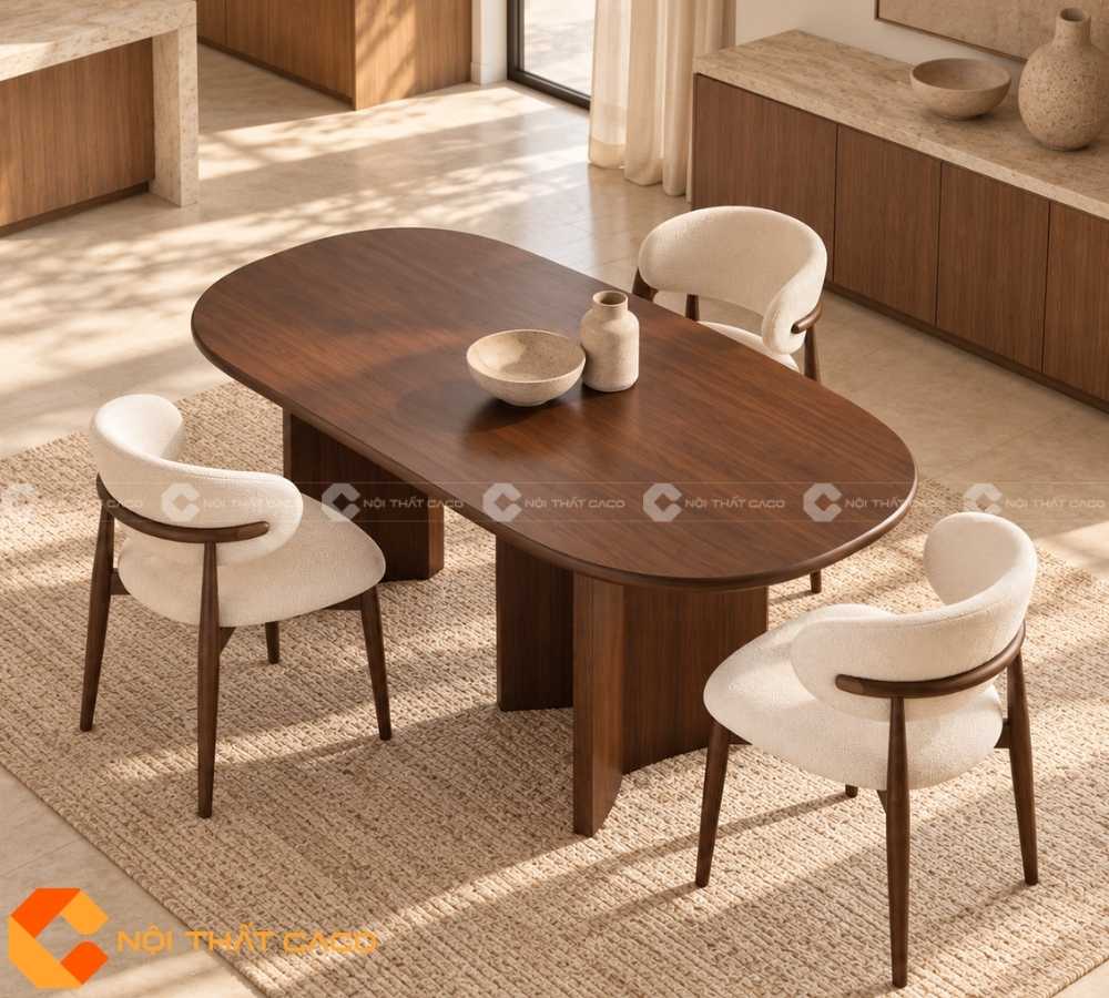 Bàn Ăn Gỗ Tự Nhiên BA080