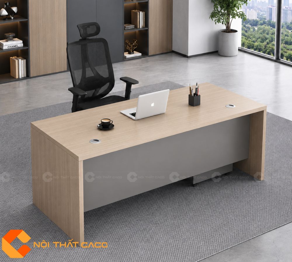 Bàn Làm Việc Giám Đốc Gỗ Công Nghiệp BGD025