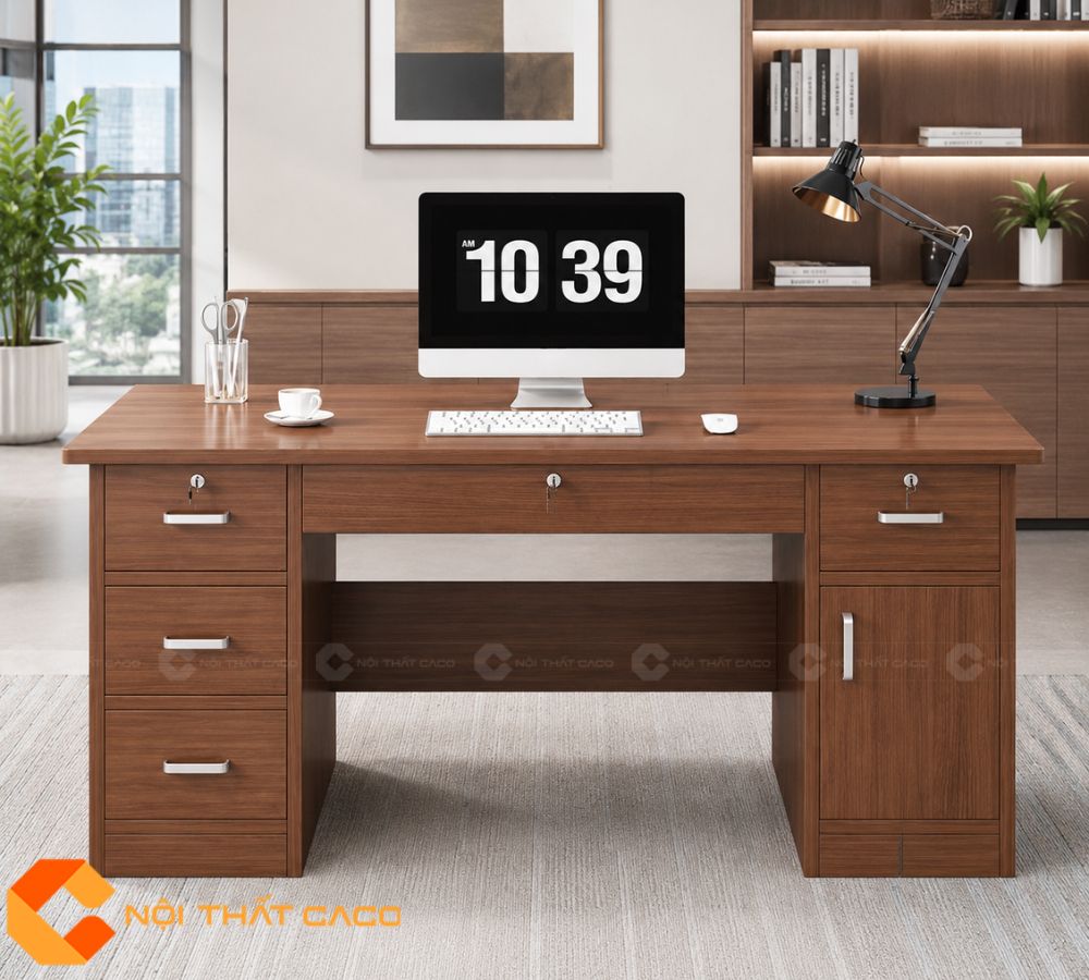 Bàn Làm Việc Giám Đốc Gỗ Công Nghiệp BGD027