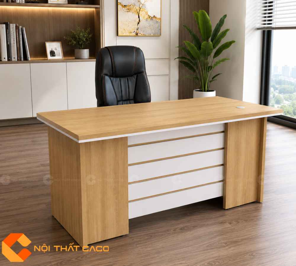 Bàn Làm Việc Giám Đốc Gỗ Công Nghiệp BGD048