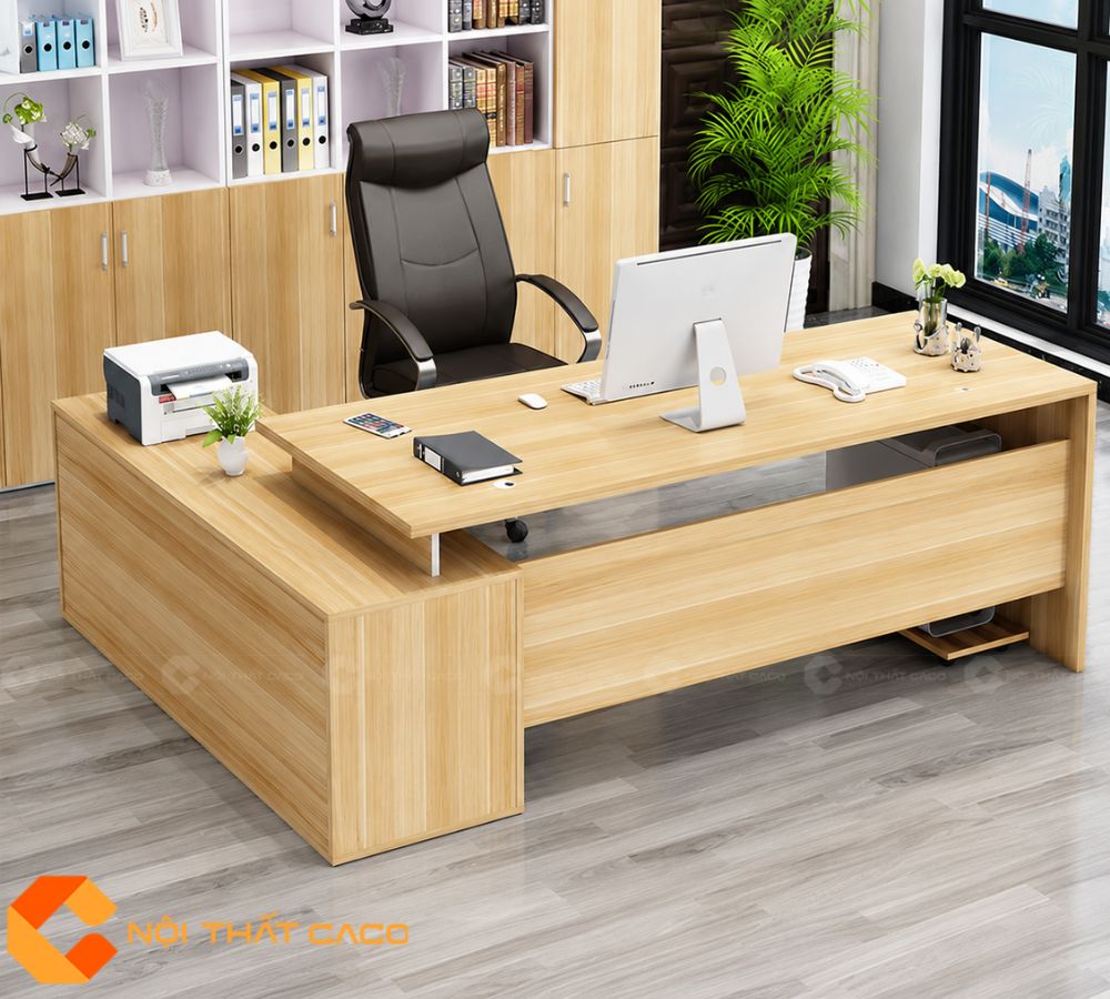 Bàn Làm Việc Giám Đốc Gỗ Công Nghiệp BGD09