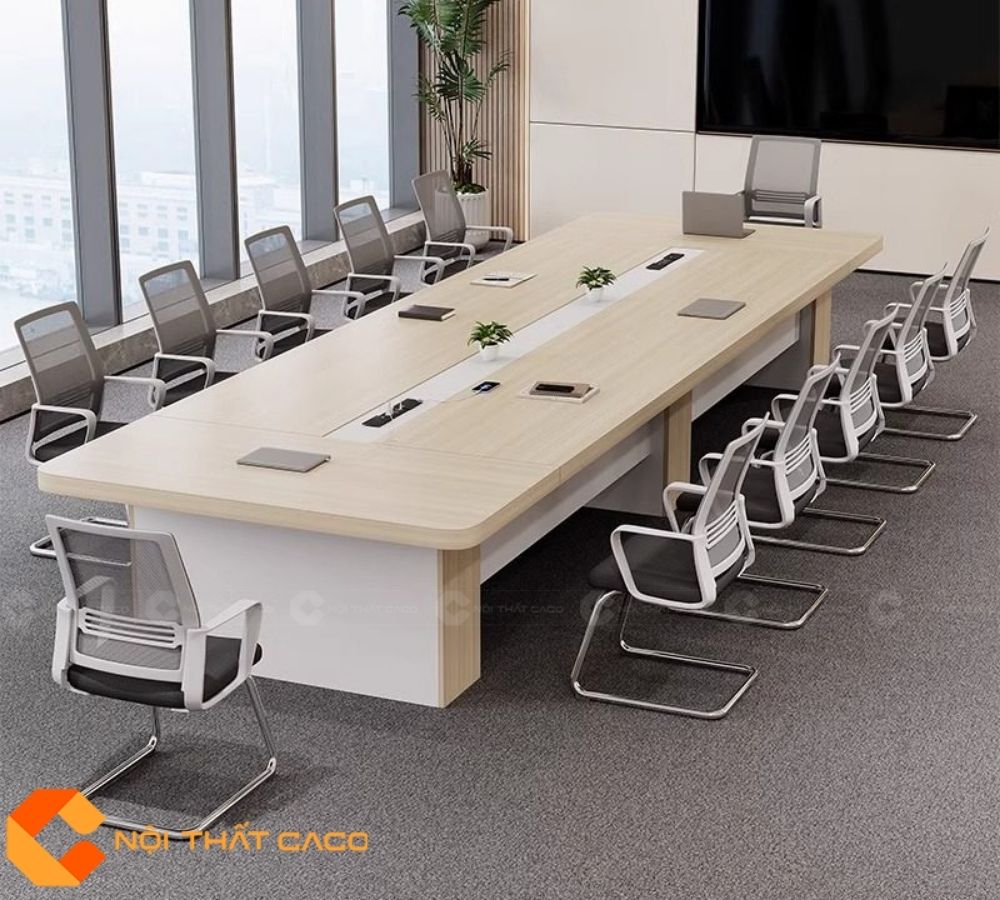 Bàn Họp Gỗ Công Nghiệp BH016