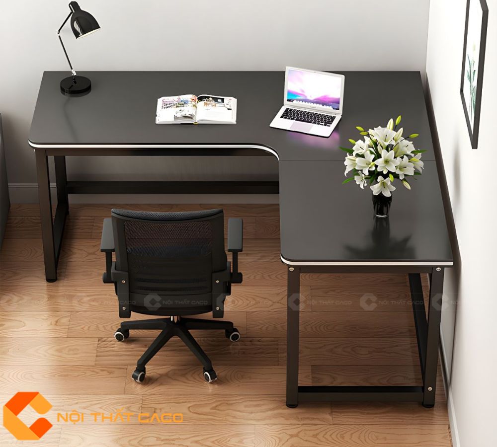 Bàn Làm Việc Chân Sắt BLV042