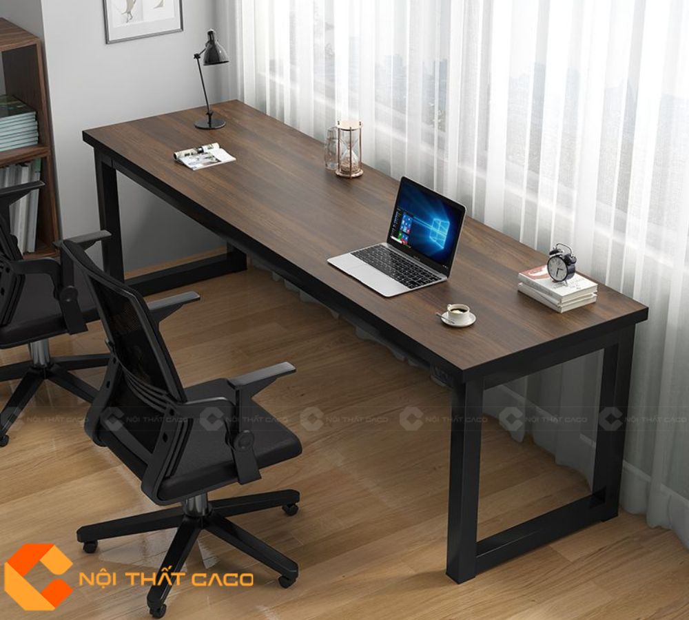 Bàn Làm Việc Chân Sắt BLV044
