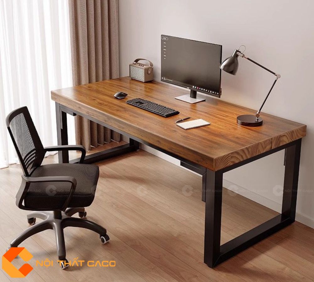 Bàn Làm Việc Chân Sắt BLV045