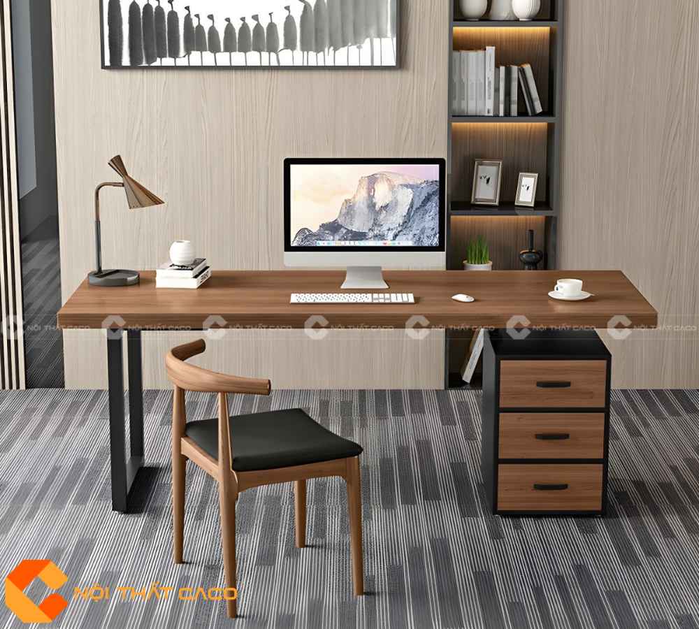 Bàn Làm Việc Giám Đốc Gỗ Tự Nhiên BGD051
