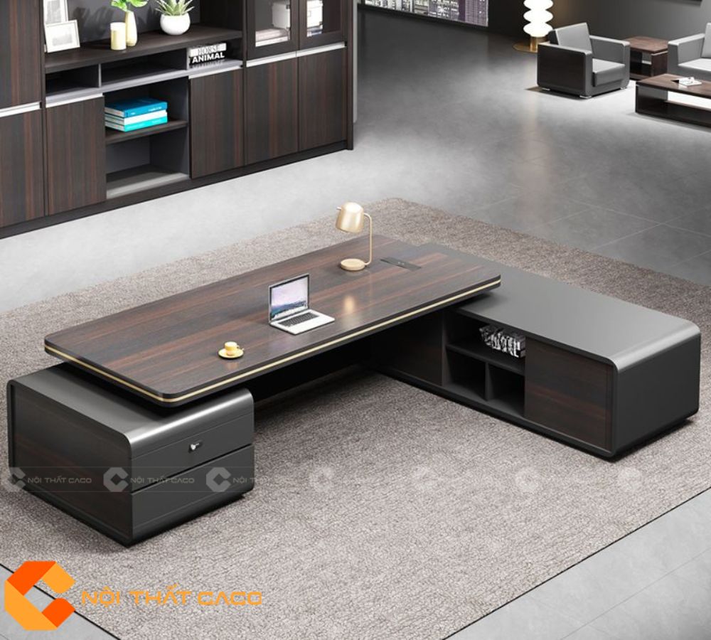 Bàn Làm Việc Giám Đốc Gỗ Tự Nhiên BGD056