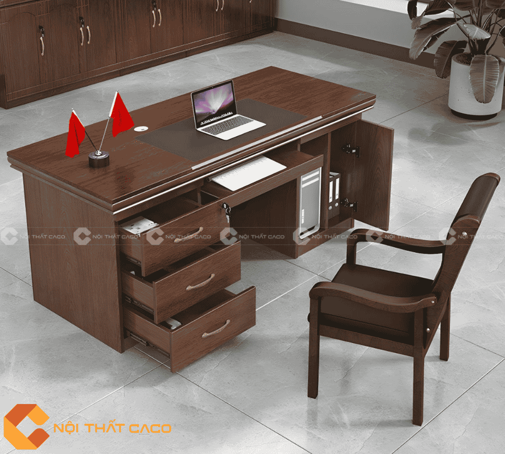 Bàn Làm Việc Giám Đốc Gỗ Tự Nhiên BGD063