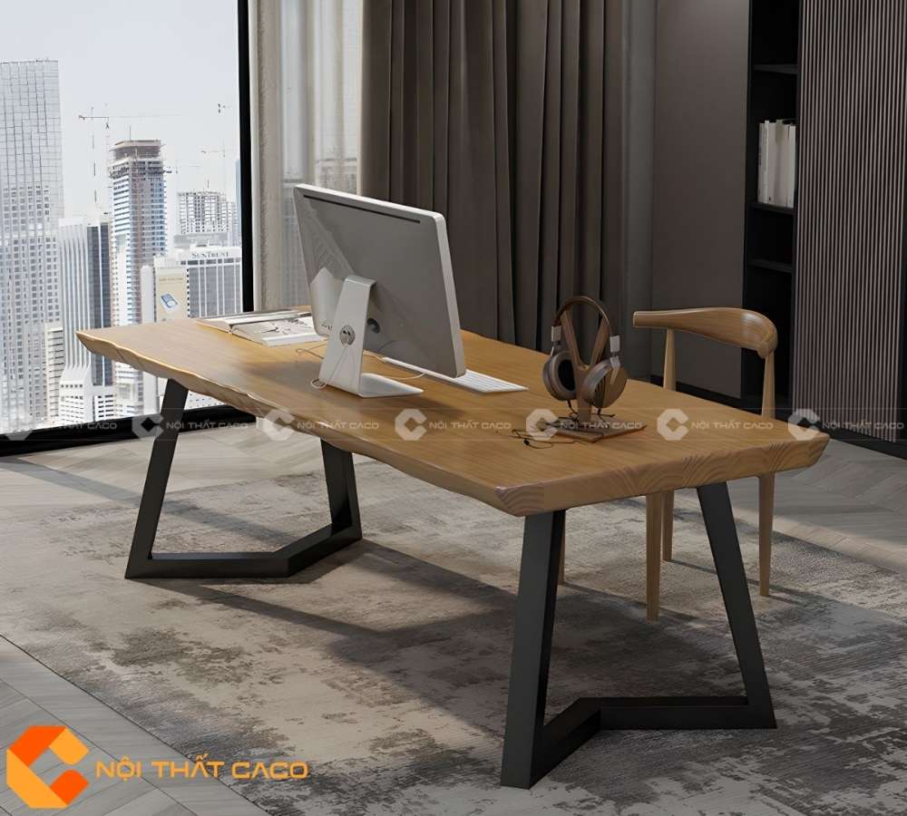 Bàn Làm Việc Giám Đốc Gỗ Tự Nhiên BGD064