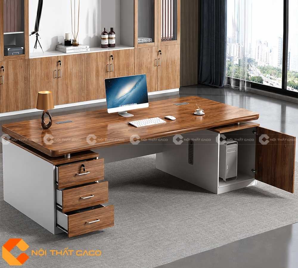 Bàn Làm Việc Giám Đốc Gỗ Tự Nhiên BGD067