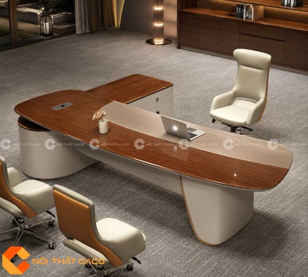 Bàn Làm Việc Giám Đốc Gỗ Tự Nhiên BGD070