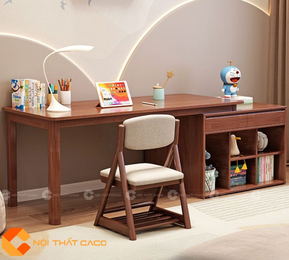 Bàn Làm Việc Gỗ Tự Nhiên BLV025