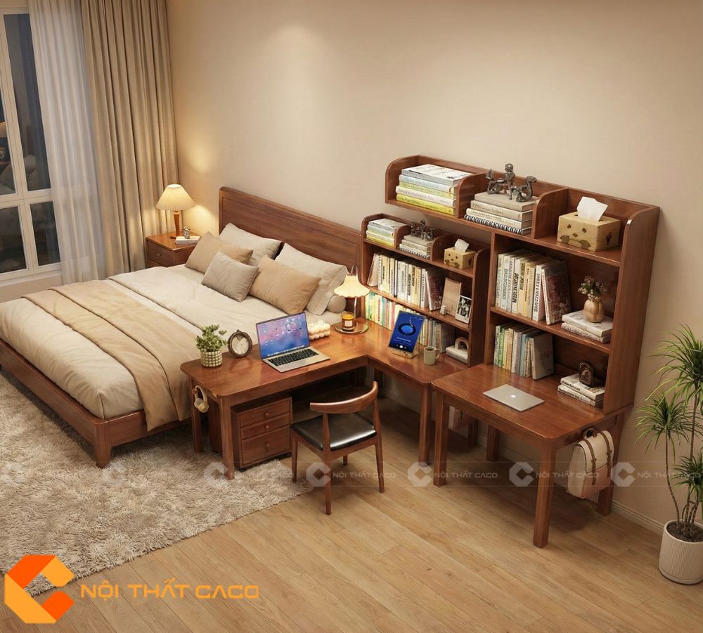 Bàn Làm Việc Gỗ Tự Nhiên BLV029