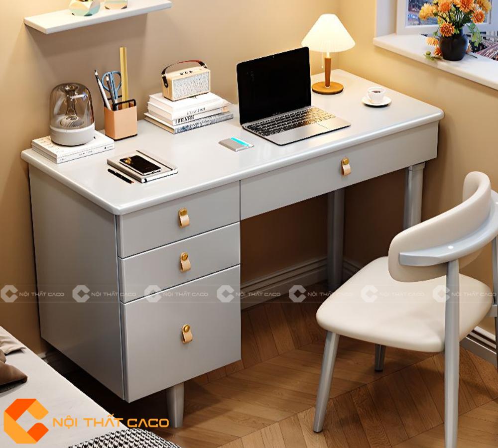 Bàn Làm Việc Tại Nhà Gỗ Tự Nhiên BLV052