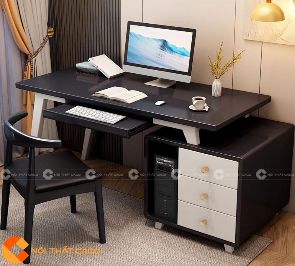 Bàn Làm Việc Tại Nhà Gỗ Tự Nhiên BLV059