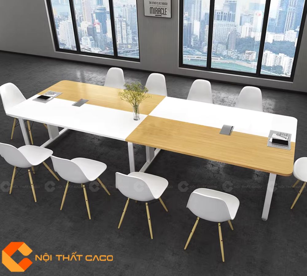 Bàn Phòng Họp Gỗ Công Nghiệp BH035