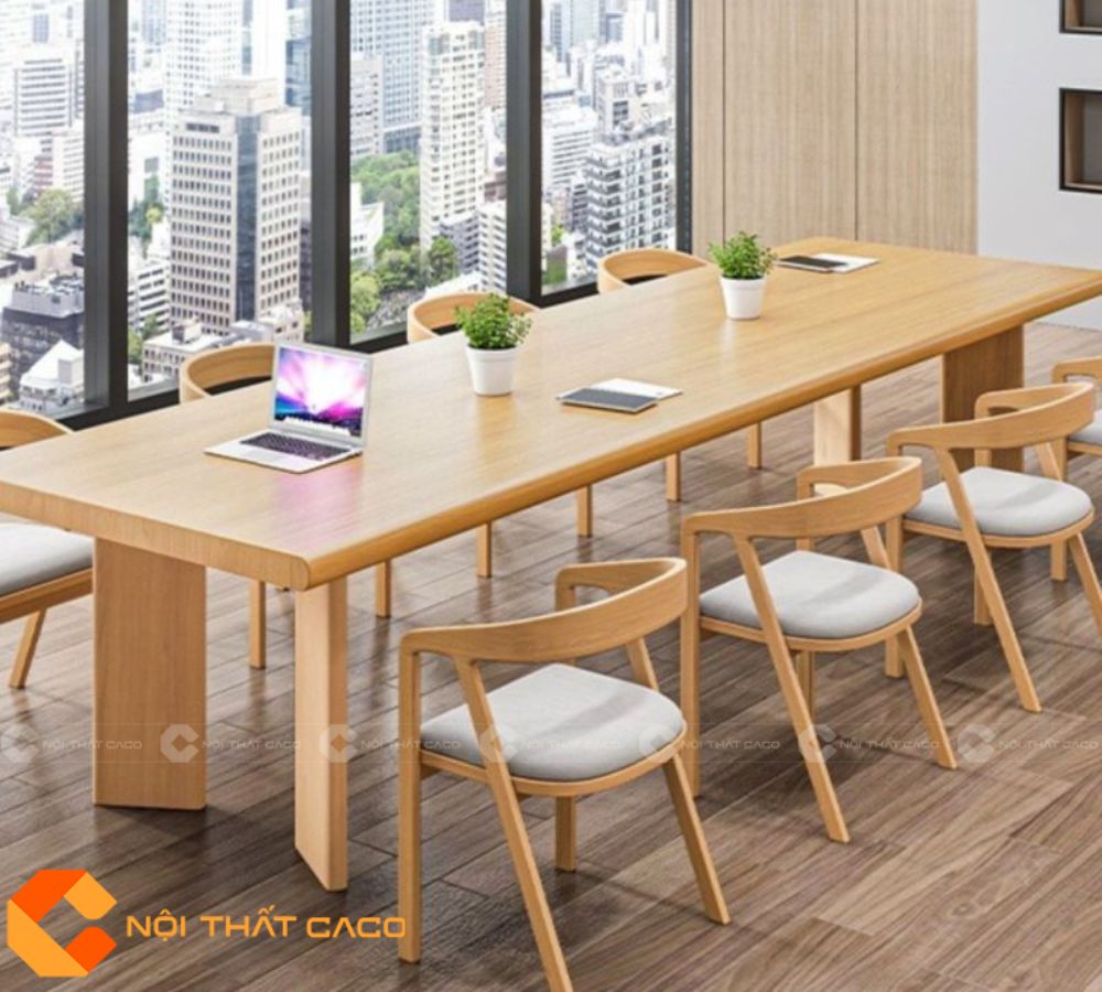 Bàn Phòng Họp Gỗ Tự Nhiên BHTN01