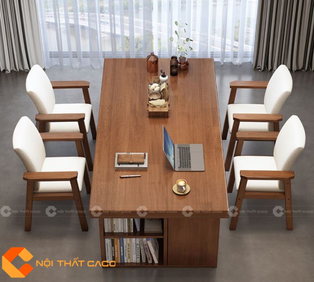 Bàn Phòng Họp Gỗ Tự Nhiên BHTN012