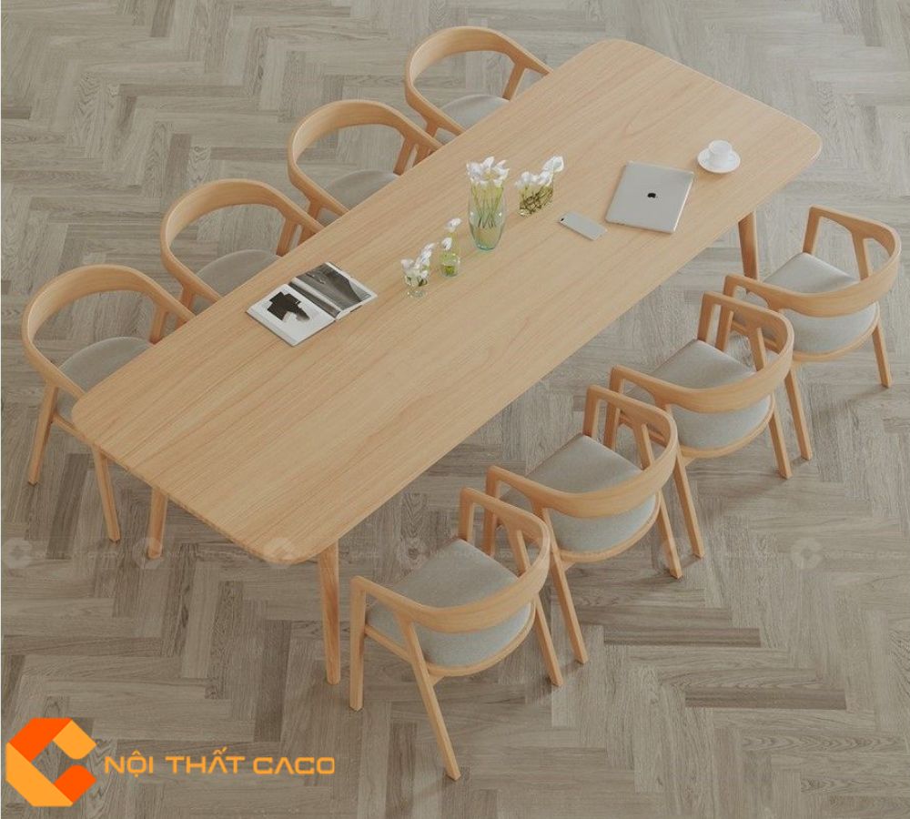 Bàn Phòng Họp Gỗ Tự Nhiên BHTN013