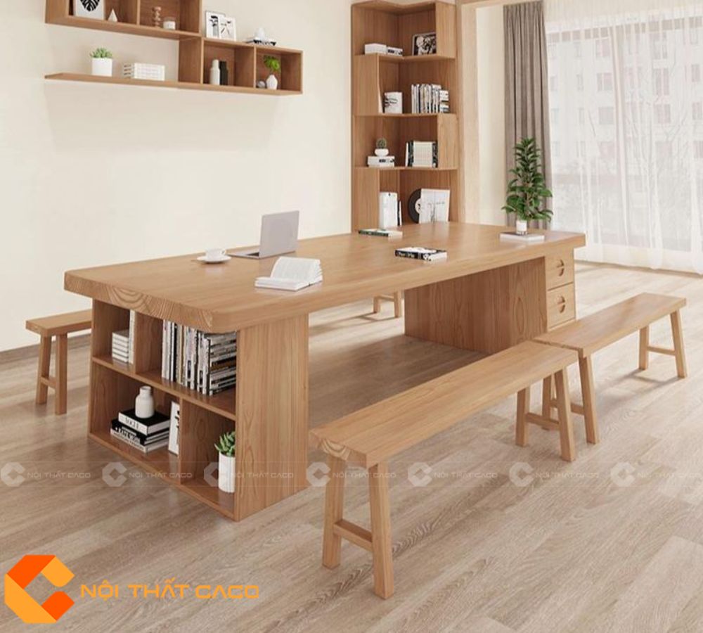Bàn Phòng Họp Gỗ Tự Nhiên BHTN02