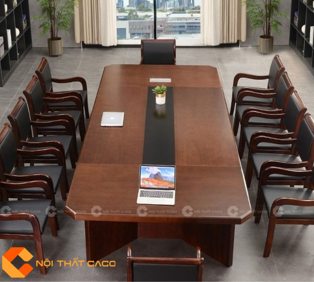 Bàn Phòng Họp Gỗ Tự Nhiên BHTN05
