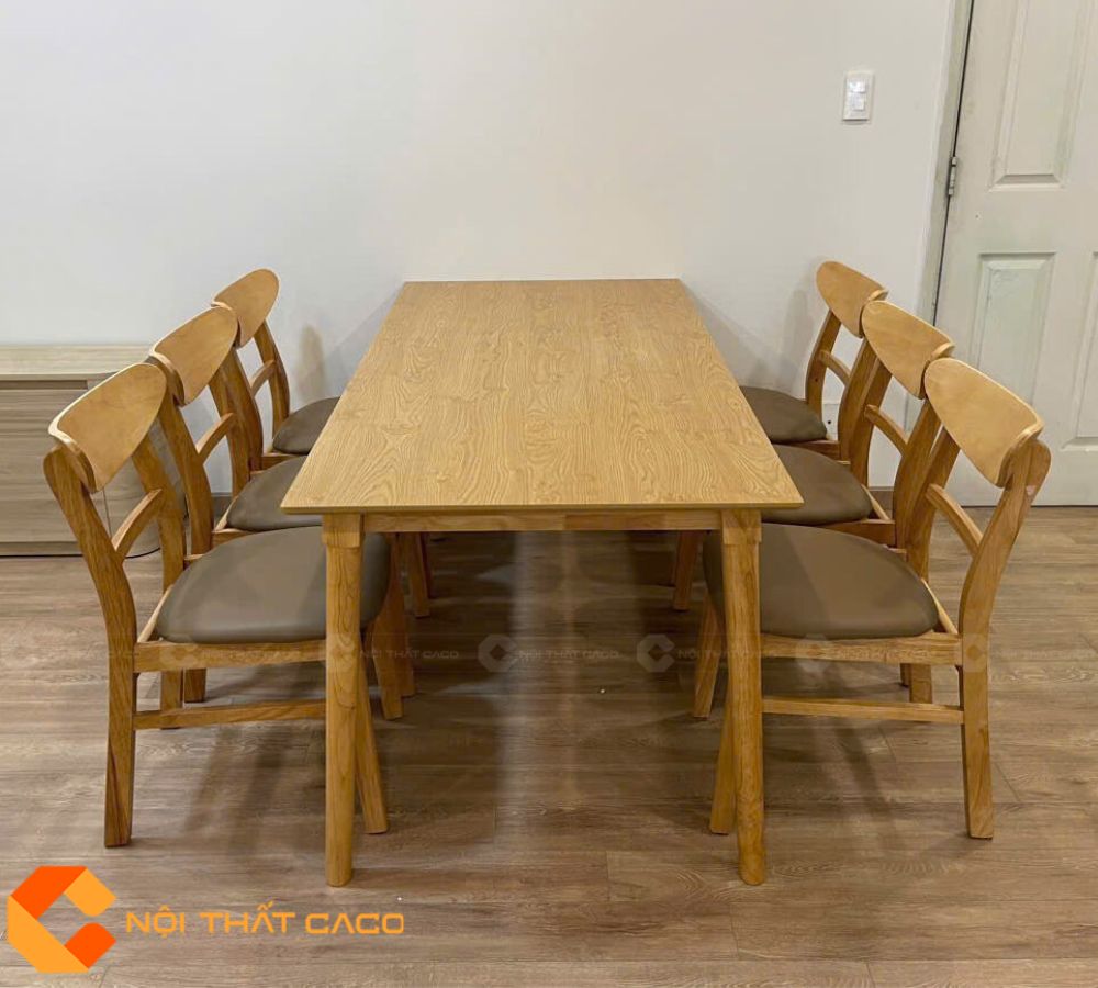 Bộ Bàn Ăn Gỗ Tự Nhiên BA064