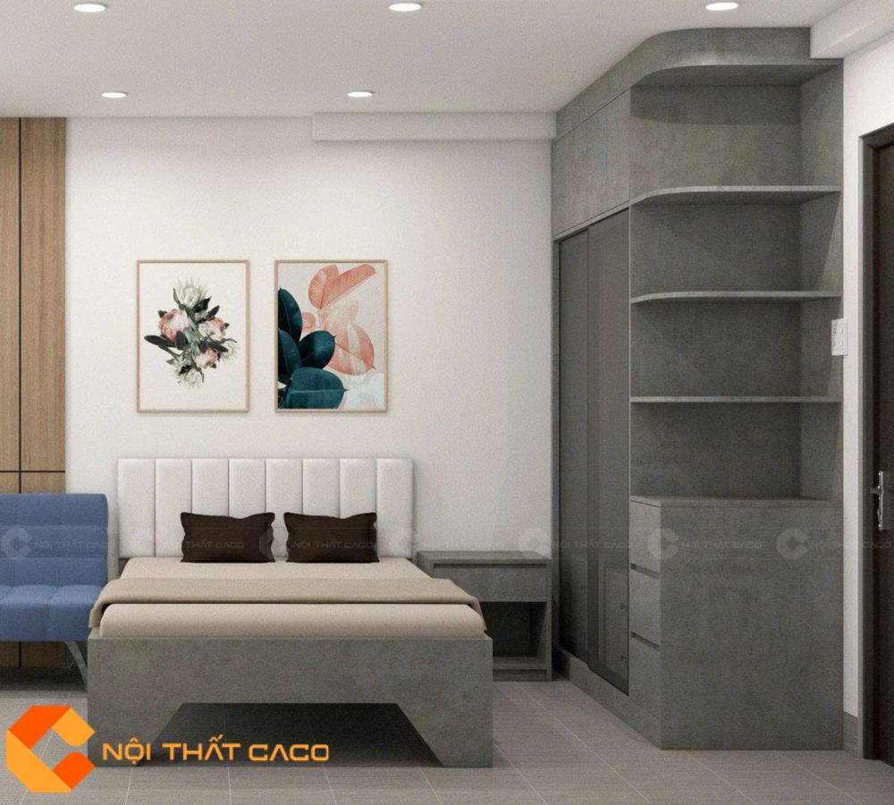 Combo Phòng Ngủ Gỗ Công Nghiệp CBPN174