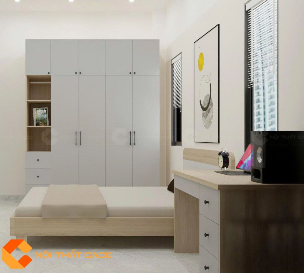 Combo Phòng Ngủ Gỗ Công Nghiệp CBPN178