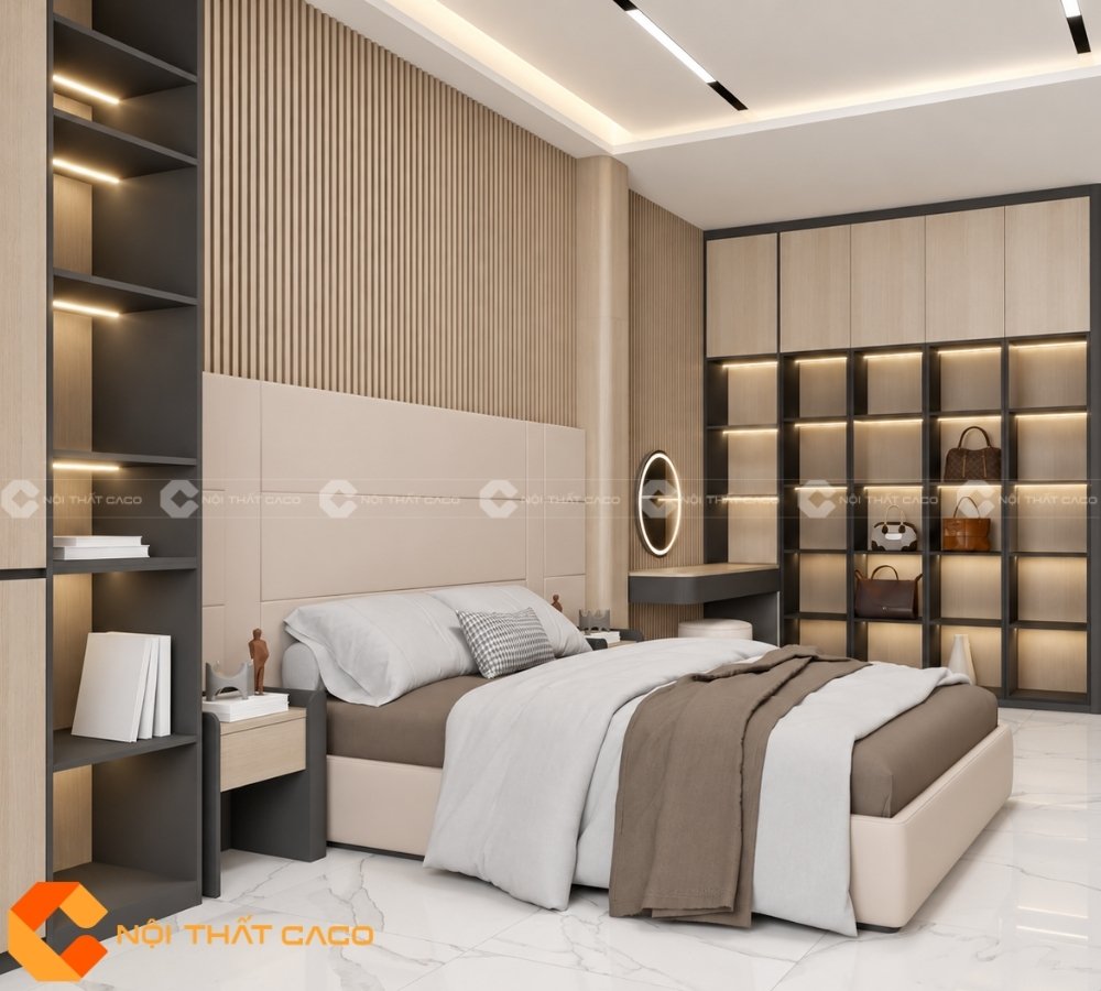 Combo Phòng Ngủ Gỗ Công Nghiệp CBPN182