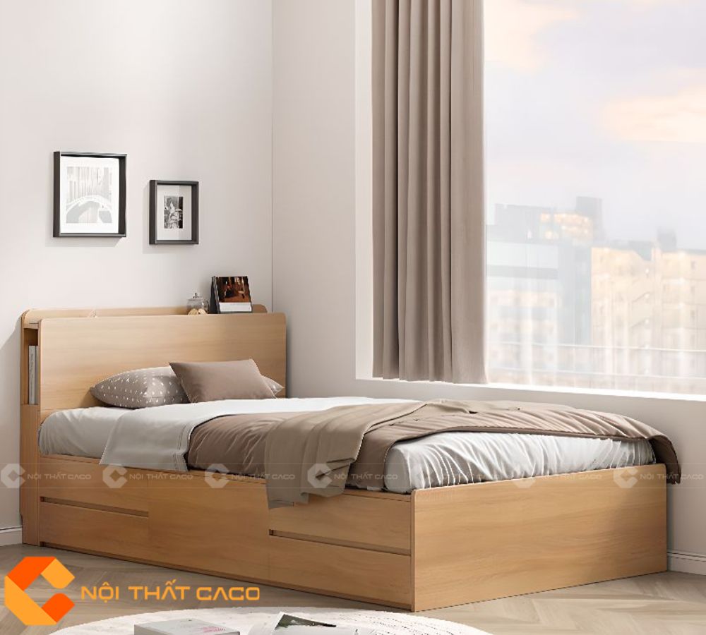 Giường Gỗ Công Nghiệp GN104