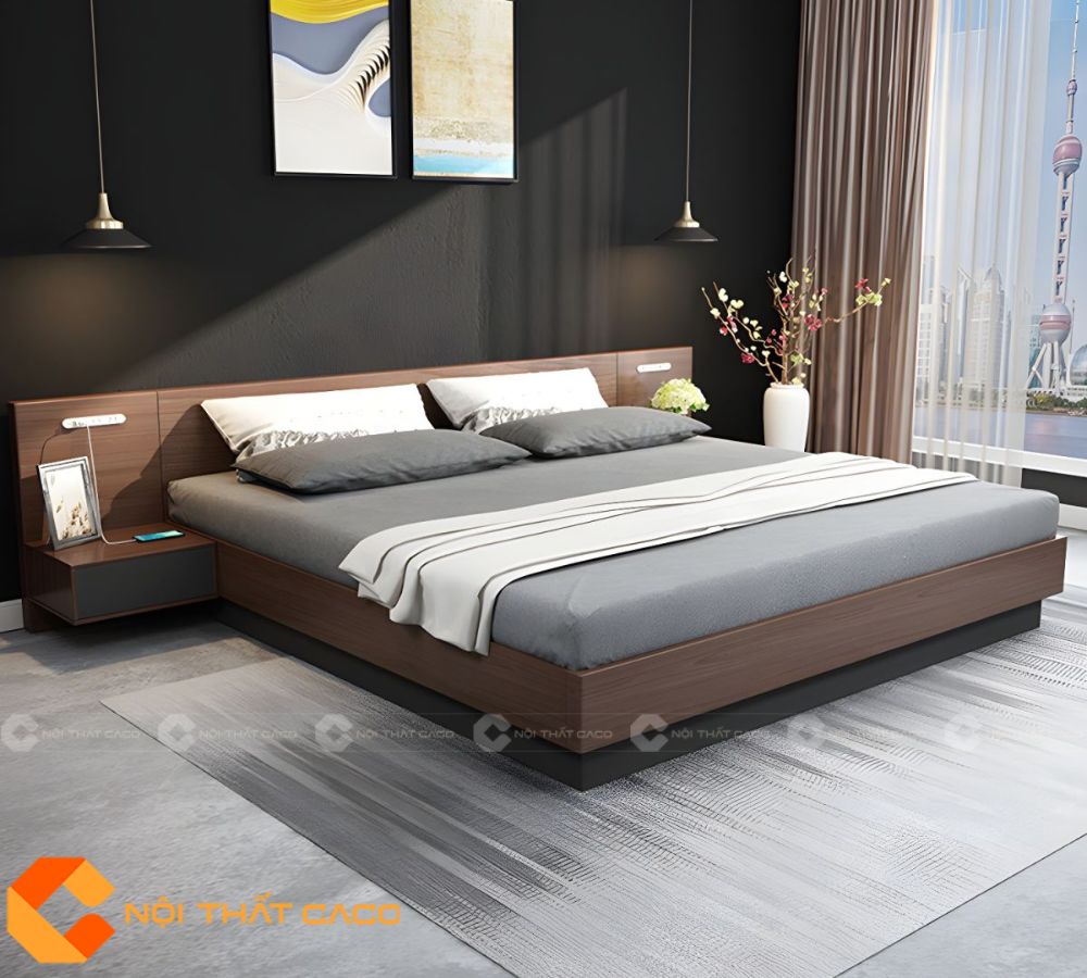 Giường  Gỗ Công Nghiệp GN120