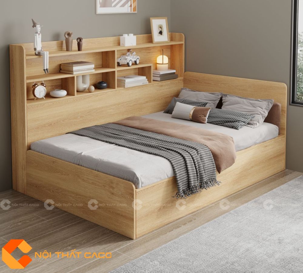 Giường Gỗ Công Nghiệp GN122