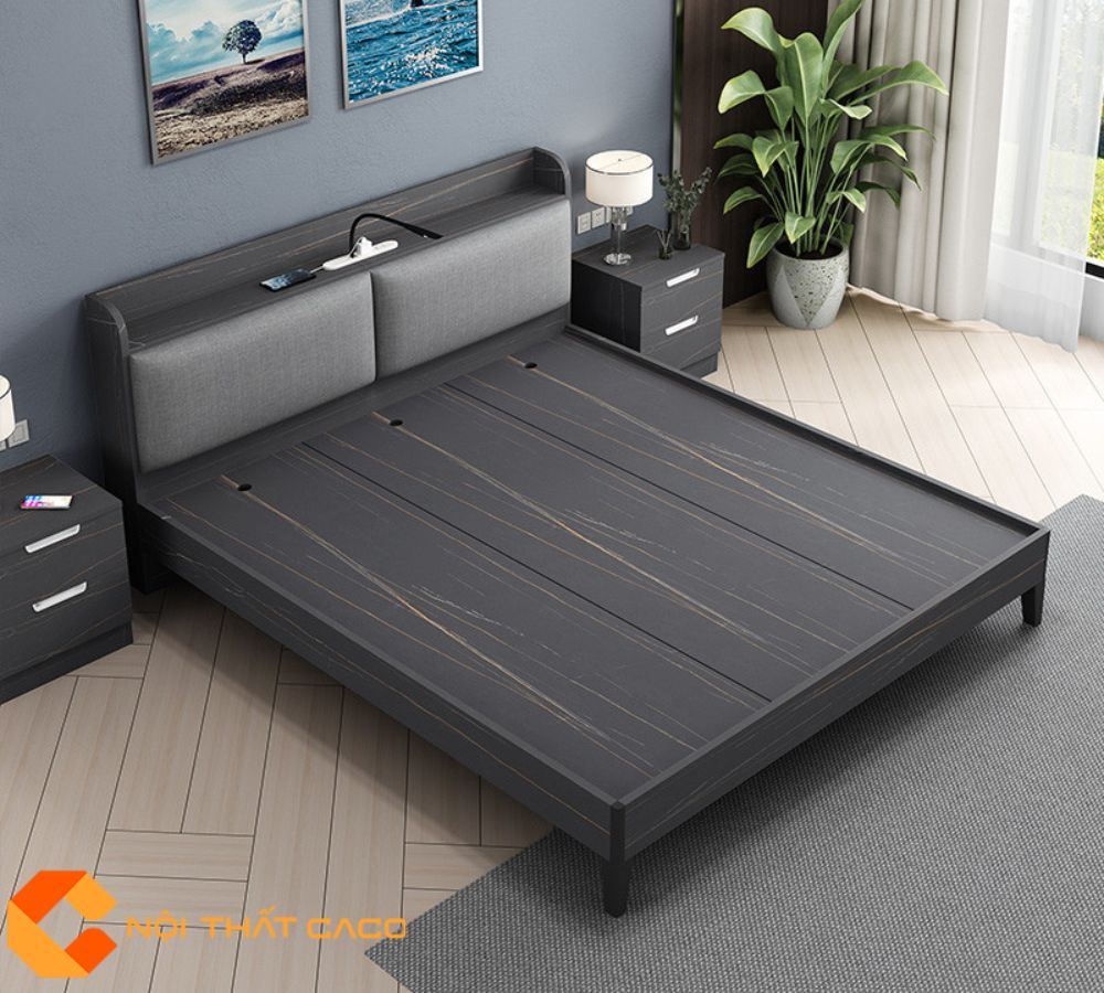 GIƯỜNG NGỦ GỖ CÔNG NGHIỆP GN093