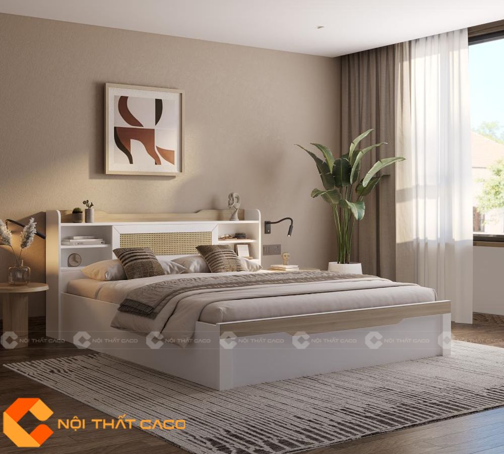 Giường Ngủ Gỗ Công Nghiệp GN099