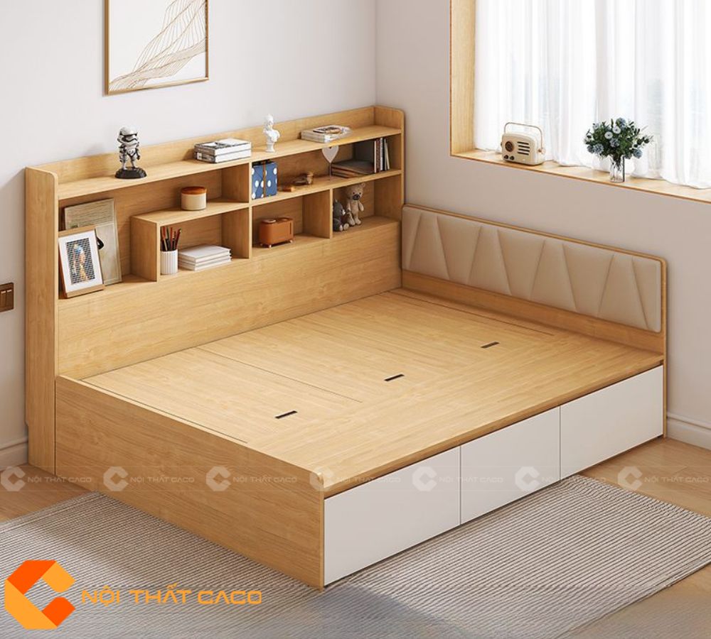 Giường Ngủ Gỗ Công Nghiệp GN108