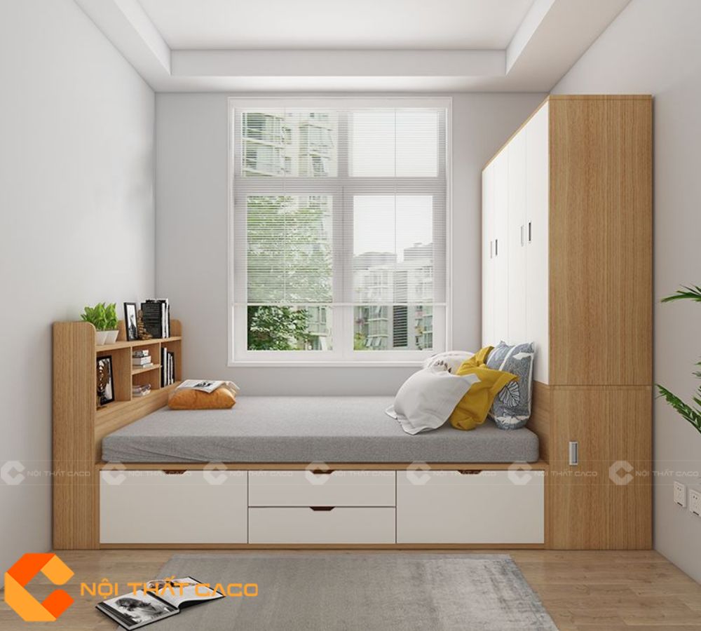 Giường Ngủ Gỗ Công Nghiệp GN109