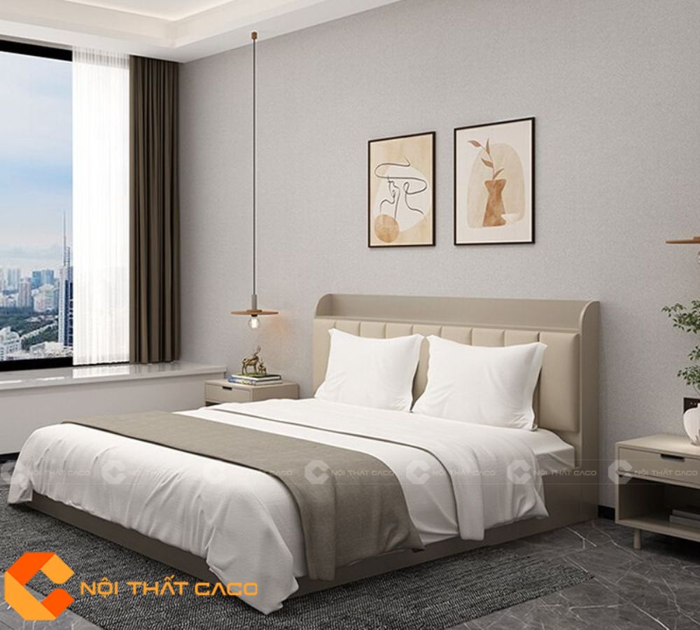 Giường Ngủ Gỗ Công Nghiệp GN112