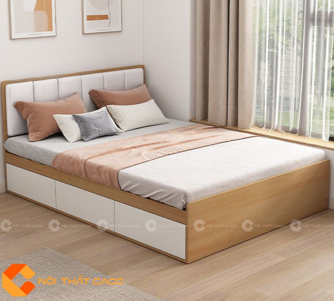 Giường Ngủ Gỗ Công Nghiệp GN117