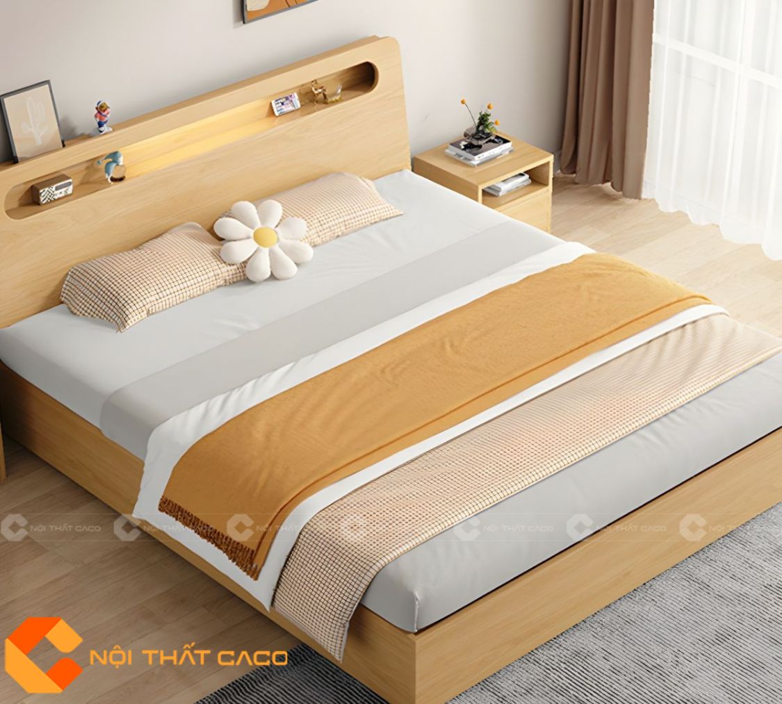 Giường Ngủ Gỗ Công Nghiệp GN119