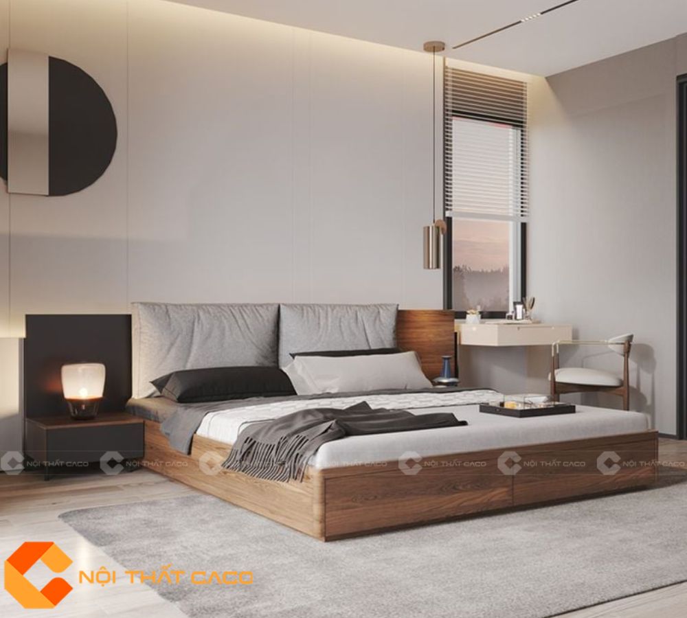 Giường Ngủ Gỗ Công Nghiệp GN126