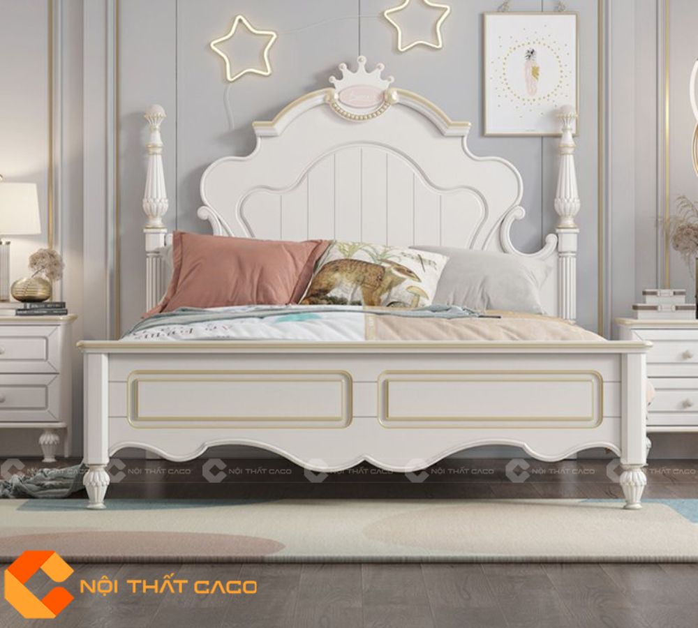 Giường Ngủ Trẻ Em Gỗ Tự Nhiên GNTE041