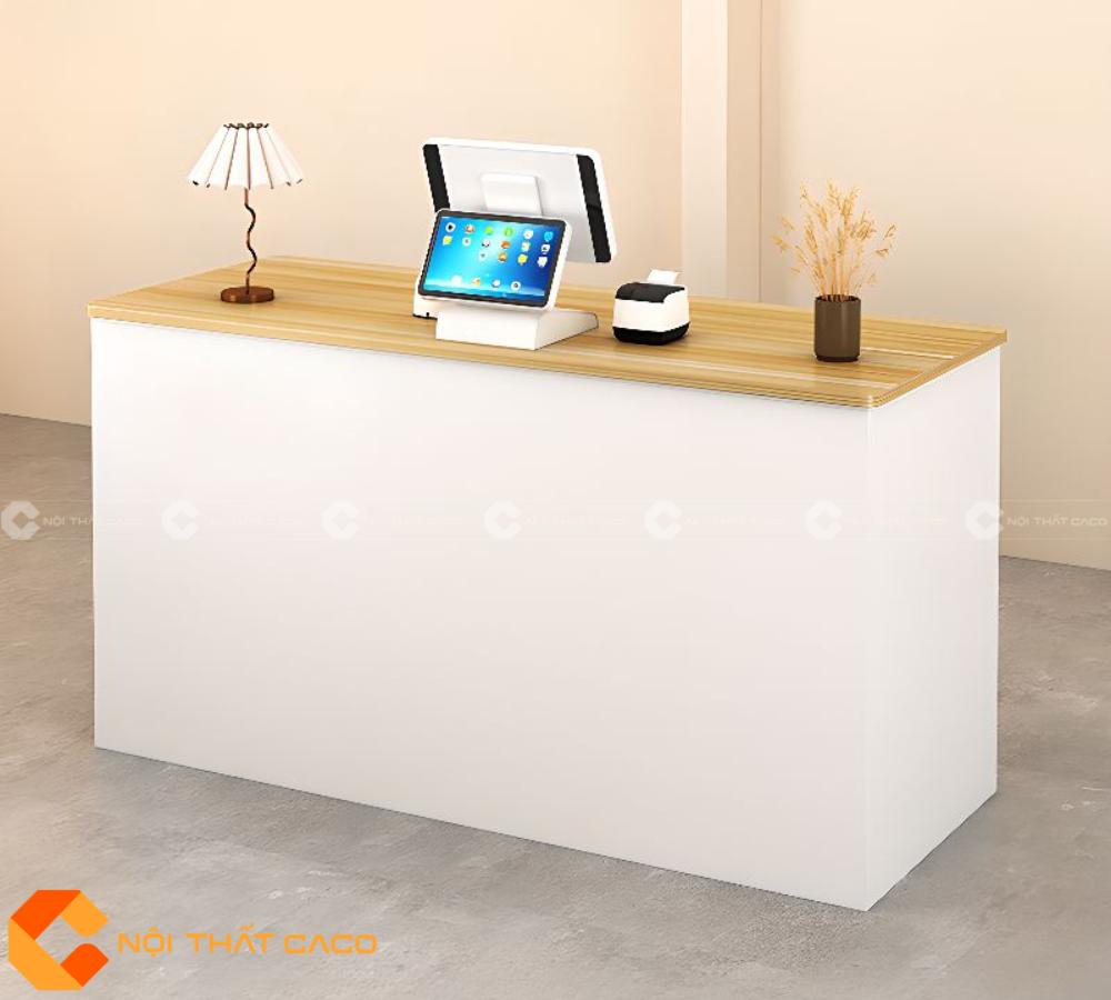 Quầy Lễ Tân Gỗ Công Nghiệp QLT032