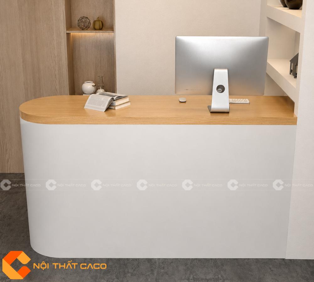 Quầy Lễ Tân Gỗ Công Nghiệp QLT043