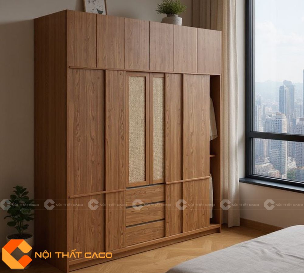Tủ Áo Gỗ Công Nghiệp TAM088