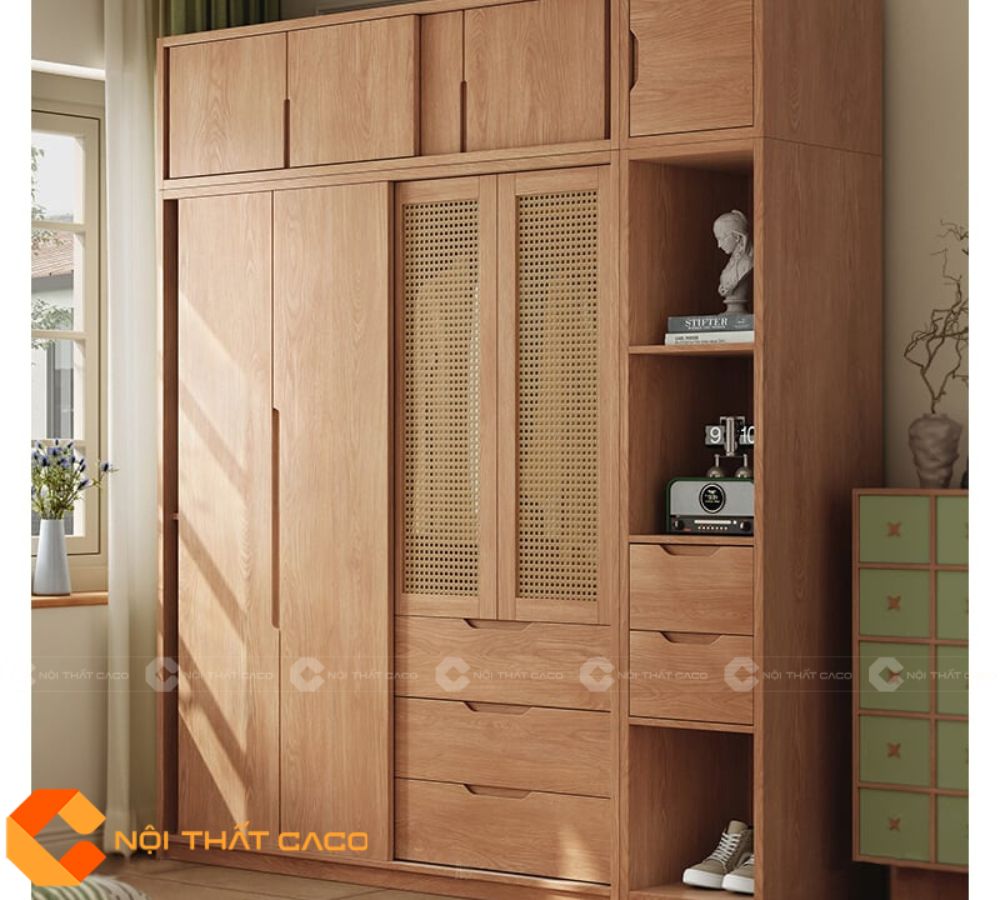 Tủ Quần Áo Gỗ Công Nghiệp TAM093