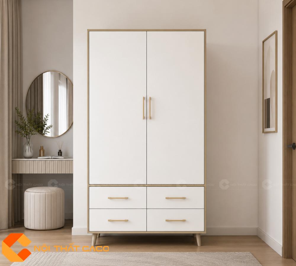 Tủ Quần Áo Gỗ Công Nghiệp TAM099