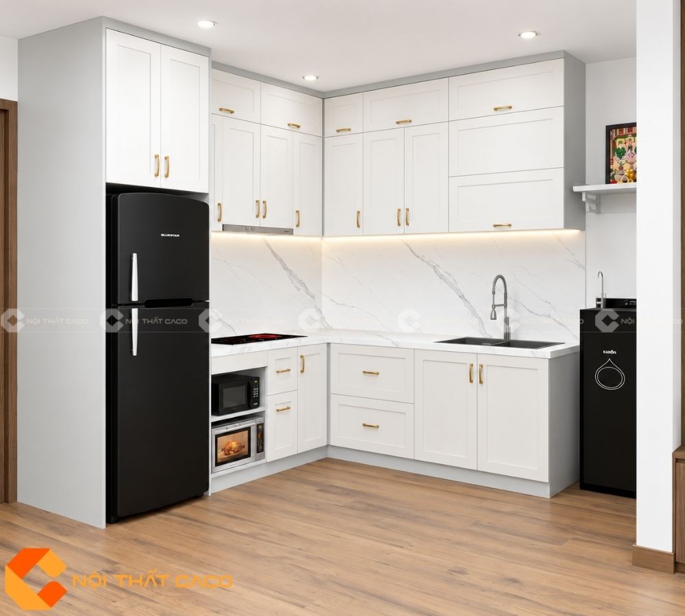 Tủ Bếp Gỗ Công Nghiệp TBM120