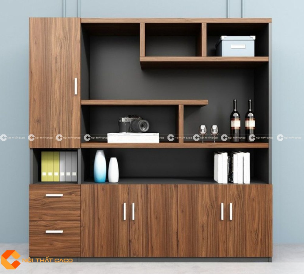 Tủ Hồ Sơ Gỗ Công Nghiệp - THS022