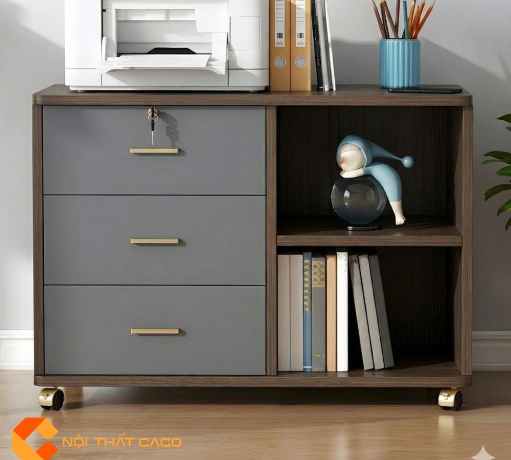 Tủ Hồ Sơ Gỗ Công Nghiệp THS026