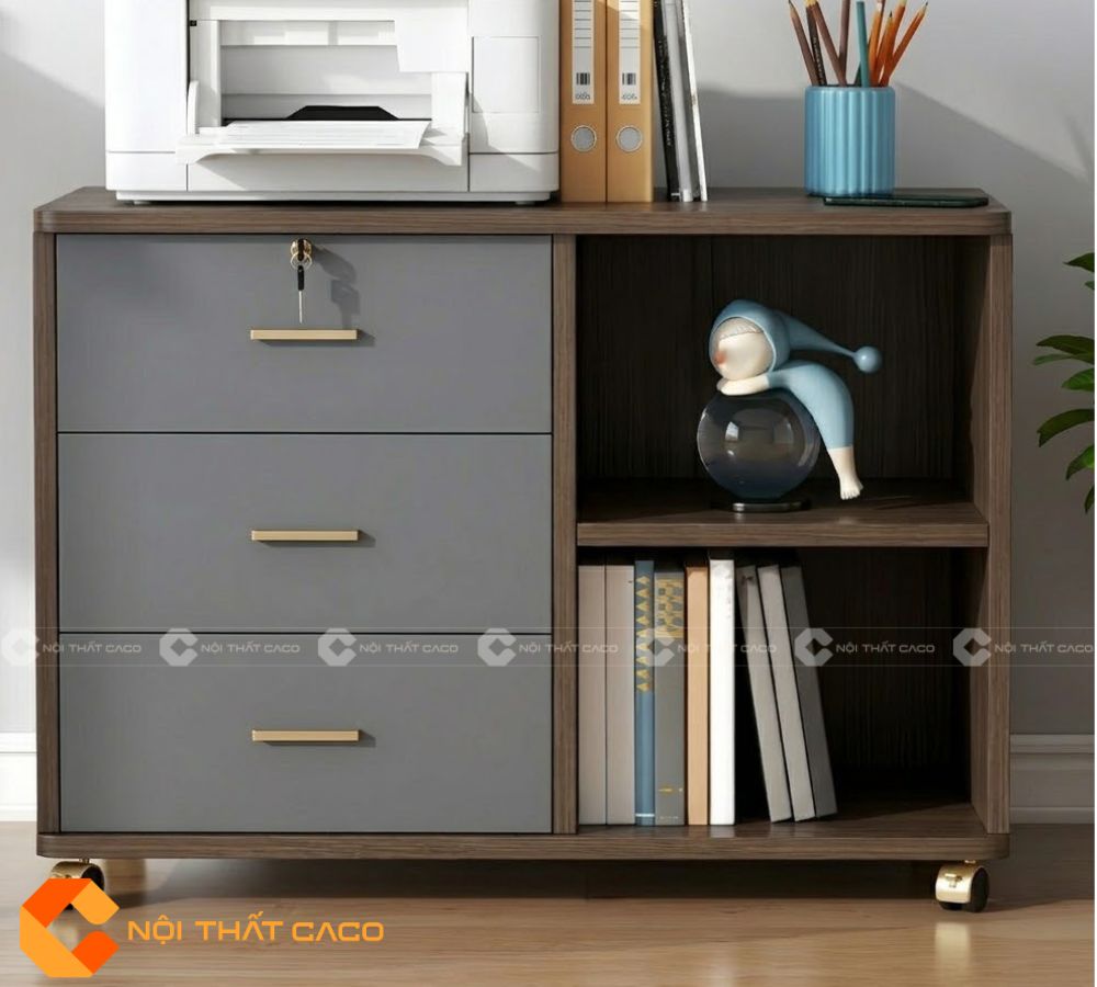 Tủ Hồ Sơ Gỗ Công Nghiệp THS026